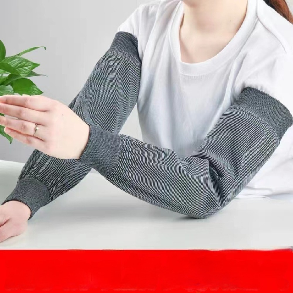 Women Kitchen Accessories - ロング手袋アームスリーブ UV 保護夏冷却日焼け防止スリーブキッチンアクセサリー調理アームカバー男性女性