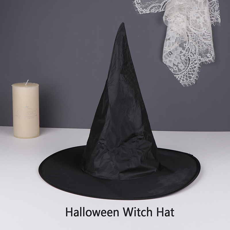 1Pc ハロウィン黒魔女帽子キャップぶら下げ魔女帽子コスチュ - Women'S Accessories Clothing のレビューと価格