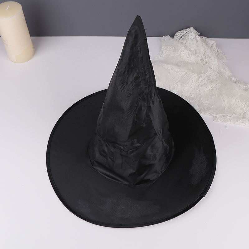 1Pc ハロウィン黒魔女帽子キャップぶら下げ魔女帽子コスチュ - Women'S Accessories Clothing のレビューと価格