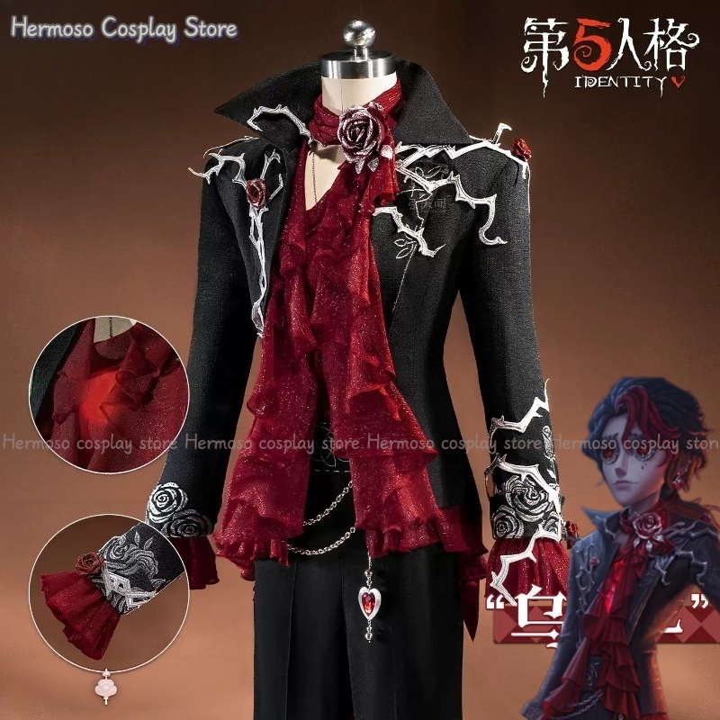 Identity V 作曲家ウアイスネ コスプレ衣装 フレデ - Women'S Red Accessories のレビューと価格