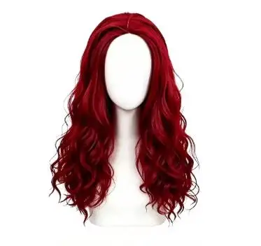 「デスセント」の赤いコスプレ衣装、エヴィー・ブルーのウィッグ - Women'S Accessories Clothing のレビューと価格