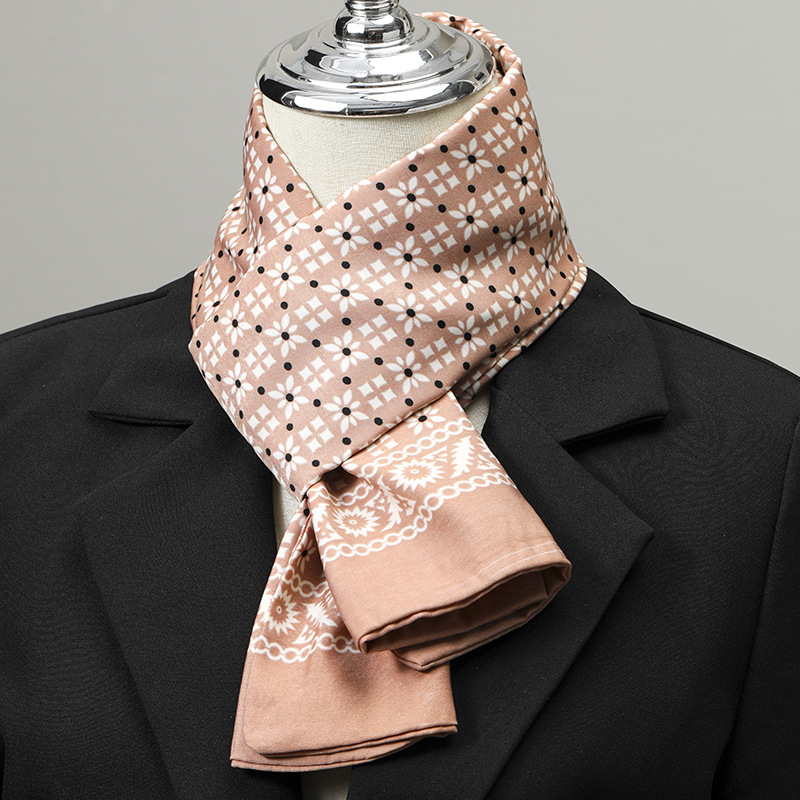 メンズスカーフ イミテーションシルク ネックスカーフ 小さな - Silk Scarf Square のレビューと価格