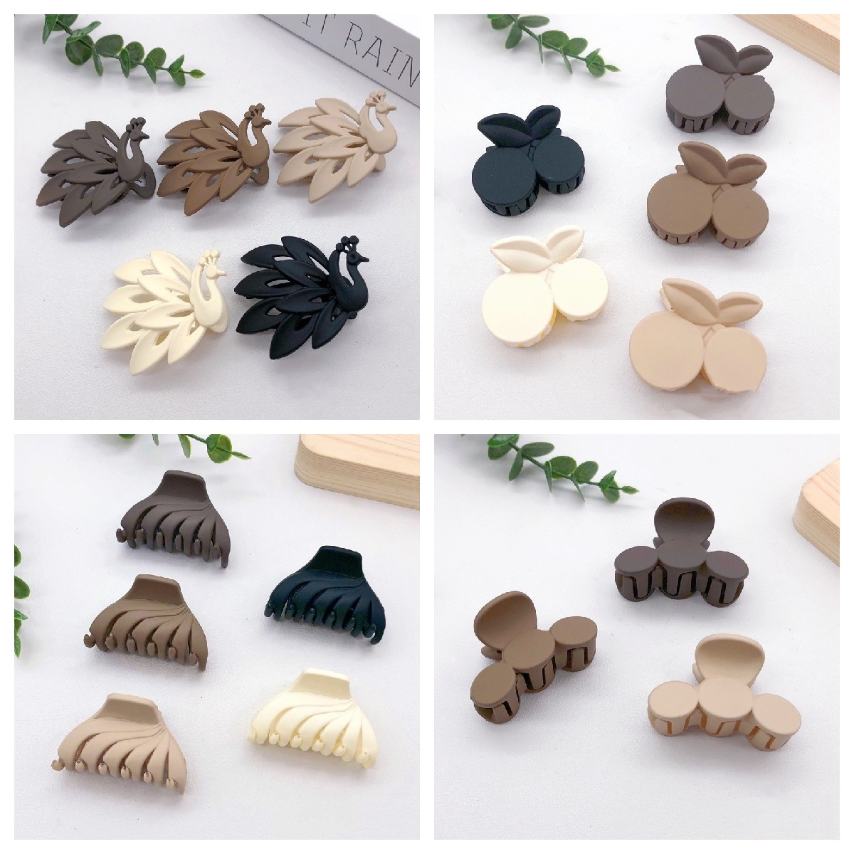 マルチスタイルホット販売新つや消し小さな幾何学ソリッドカラー - Women Accessories Sale のレビューと価格